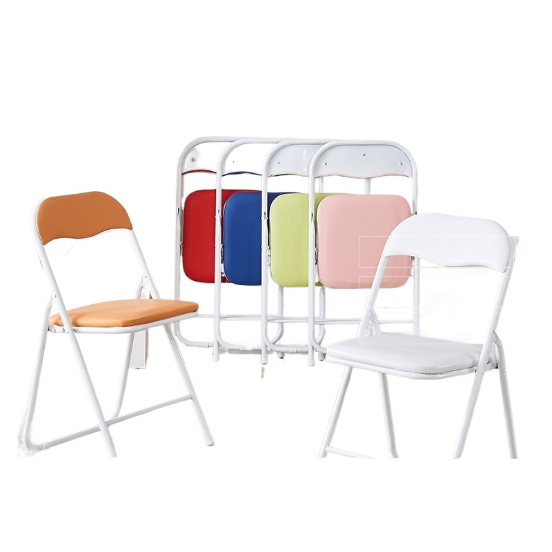 Outdoor Furniture Metal Chairs - เก้าอี้พับสำหรับงานปาร์ตี้ เก้าอี้พลาสติกพับได้ โครงเหล็ก เก้าอี้พับ
