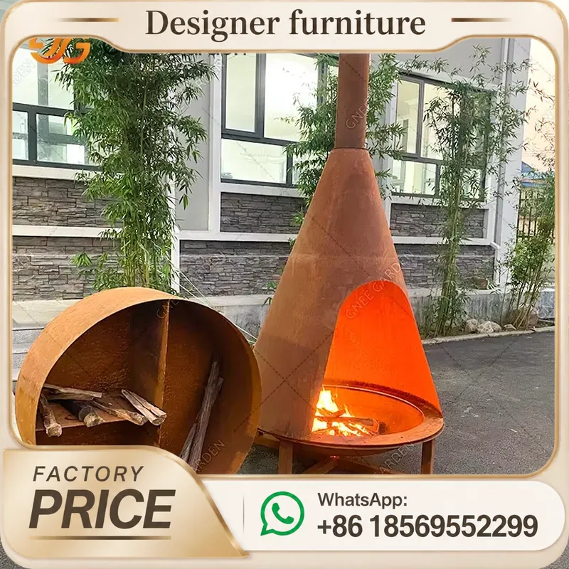 เตาเผาเม็ดไม้แบบพกพาพร้อมปล่อง - Outdoor Furniture Wood บทวิจารณ์และราคา