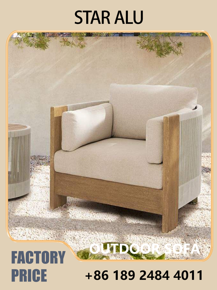 เบาะโฟมความหนาแน่นสูง, ขาไม้เน - Outdoor Furniture Luxury บทวิจารณ์และราคา